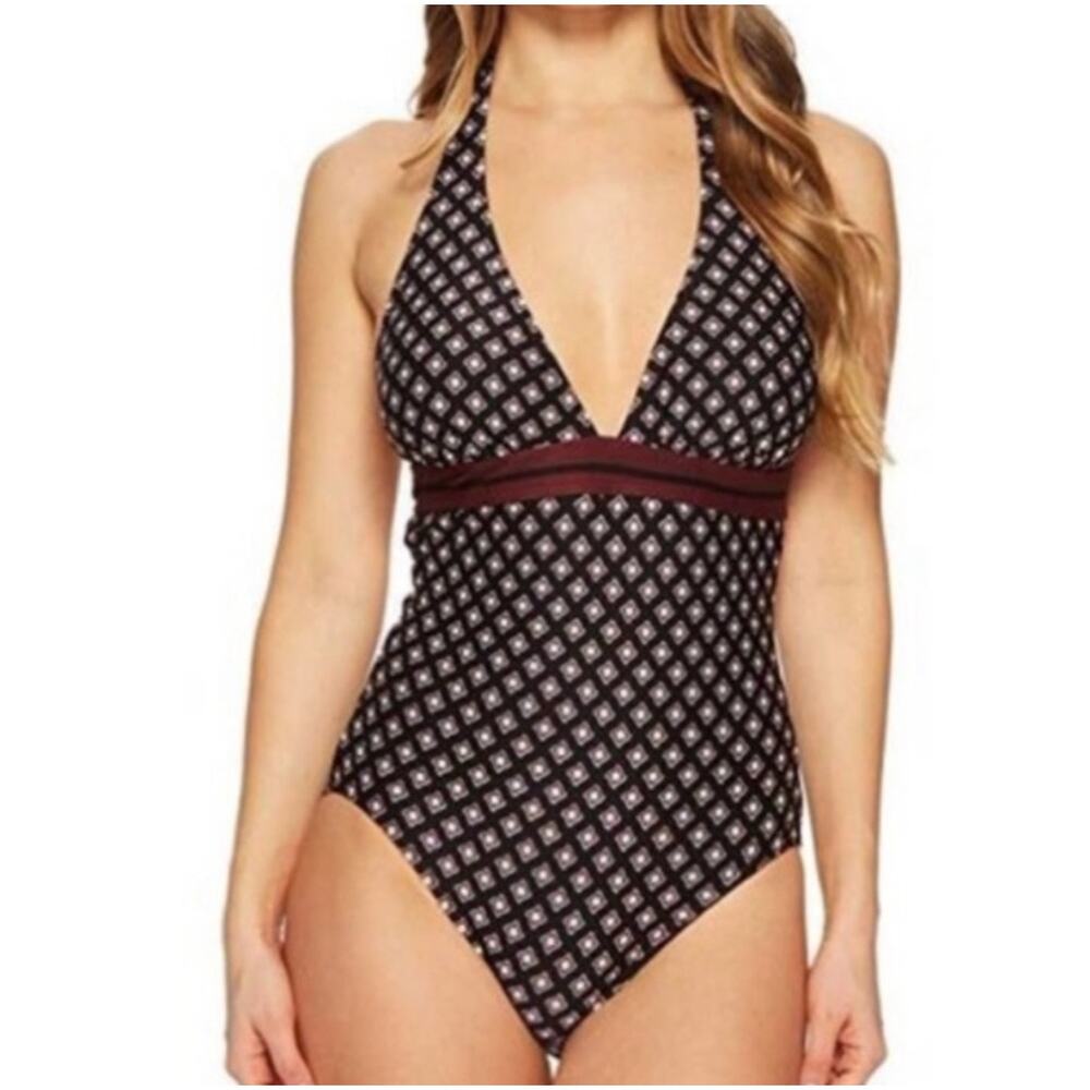 Kate Spade Black and White One Piece Swimsuit